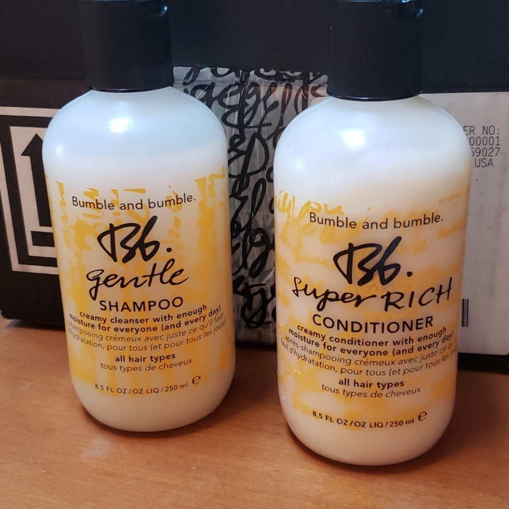 Bumble and Bumble shampoo and conditioner